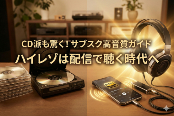 【CD超える？】音楽サブスクで「ハイレゾ・高音質」を楽しむための超簡単ガイド