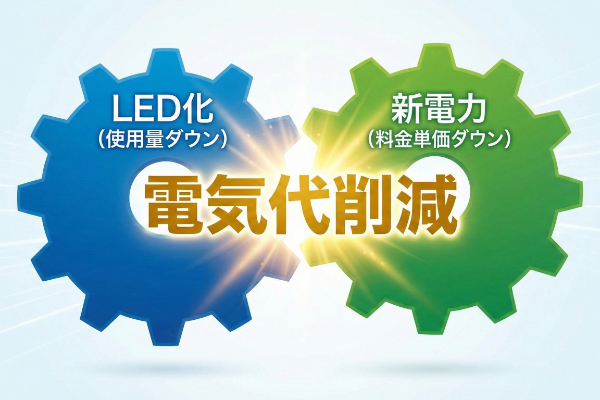 電気代削減の最適解！【LED化 × 新電力】で固定費を最小化する最強メソッド