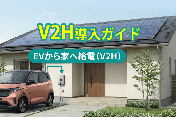【EVカー検討中の方へ】V2H導入ガイド：費用・補助金・対応車種をやさしく解説
