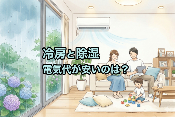 「冷房」と「除湿」どっちが安い？梅雨前に知っておきたい節約の裏ワザ