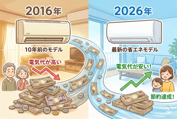古いエアコンを買い替えるべき？電気代の差額と「省エネ家電補助金」活用術