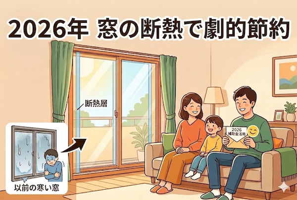 窓の「断熱リフォーム」で夏冬の電気代を半分に？2026年最新の節約ガイド