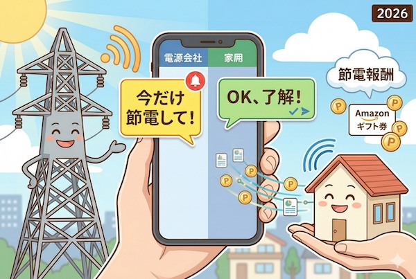 節電がお金に変わる？2026年版「デマンドレスポンス（DR）」で賢くポイ活