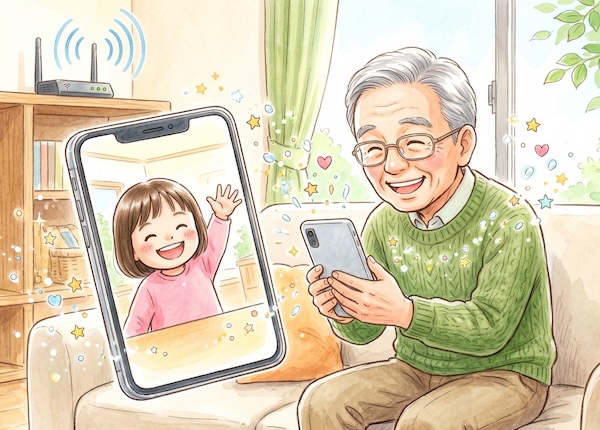 大切な家族とのビデオ通話がもっと快適に！カクカクしないネット環境の整え方