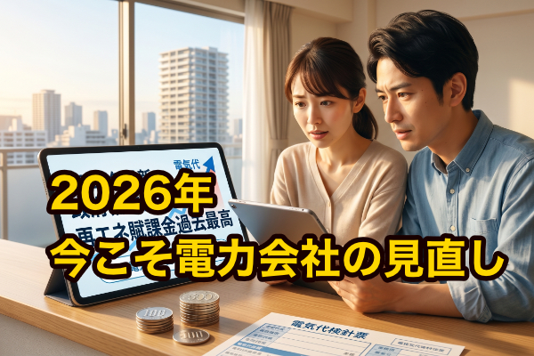 【2026年最新】政府の補助金終了？電気代高騰に備える「新電力」への乗り換えタイミング