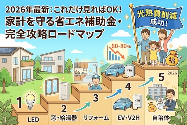 2026年最新：これだけ見ればOK！家計を守る省エネ補助金・完全攻略ガイド