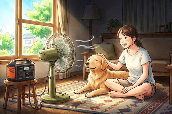 猛暑の停電から家族とペットを守る！失敗しない「ポータブル電源」の選び方