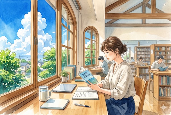 夏の午後は「図書館」が最強のオフィス？電気代0円で手に入る究極の集中環境