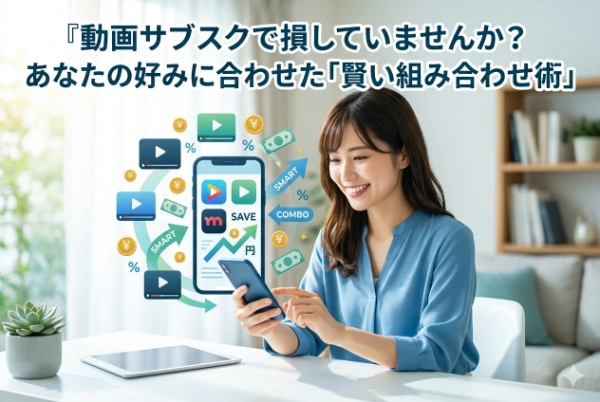 動画サブスクで損していませんか？あなたの好みに合わせた「賢い組み合わせ術」