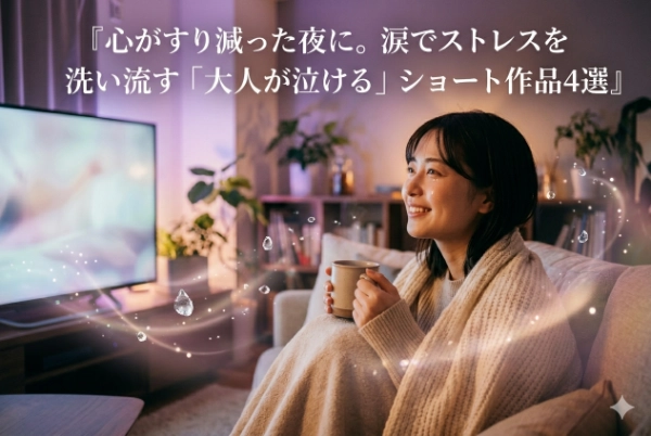 心がすり減った夜に。涙でストレスを洗い流す「大人が泣ける」ショート作品4選