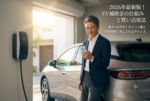 2026年最新版！EV電気自動車をお得に手に入れる補助金の仕組みと賢い活用法
