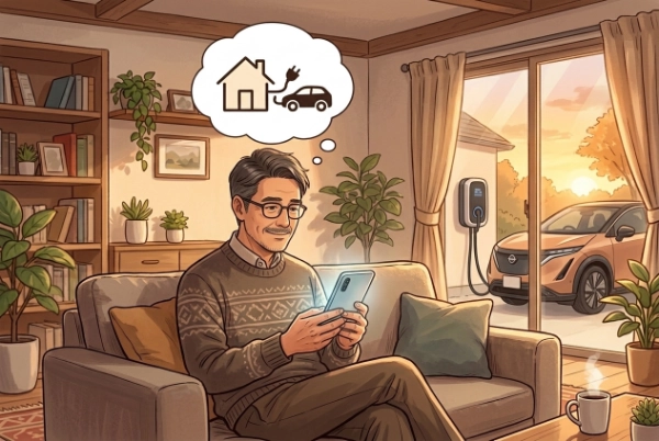 台風シーズンに備える安心。秋のはじめに見直したい「動く蓄電池」としてのEVとV2Hの力