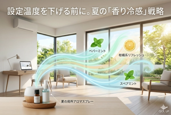 設定温度を下げる前に。科学的データで選ぶ「体感温度を下げる夏のスマート香り配置術」