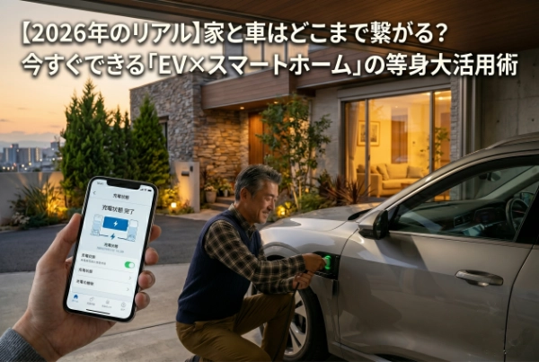 【2026年のリアル】家と車はどこまで繋がる？今すぐできる「EV×スマートホーム」の等身大活用術