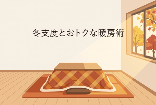 家族で冬支度！秋のうちに見直す「こたつ・ホットカーペット」のおトクな使い方